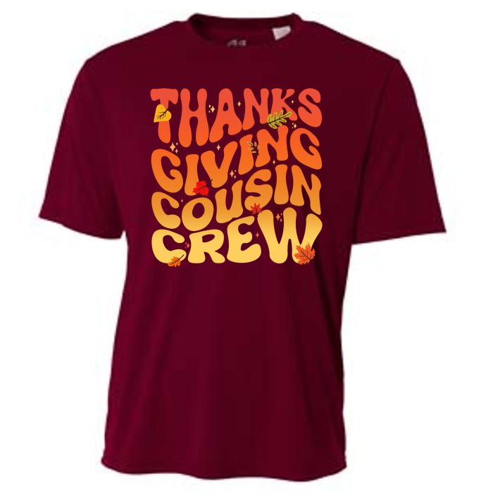 Retro Vintage Thanksgiving Cousin Crew Cooling Performance Crew T-Shirt