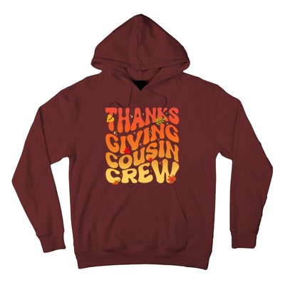 Retro Vintage Thanksgiving Cousin Crew Hoodie