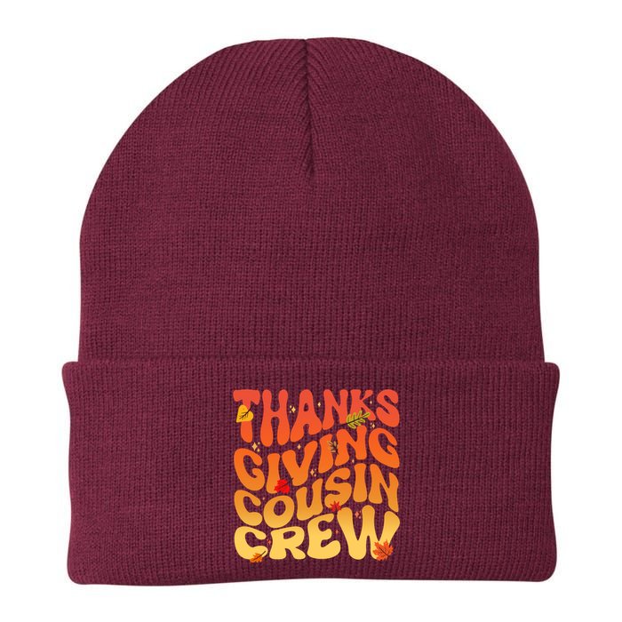 Retro Vintage Thanksgiving Cousin Crew Knit Cap Winter Beanie