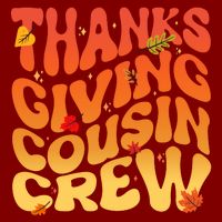 Retro Vintage Thanksgiving Cousin Crew Beanie