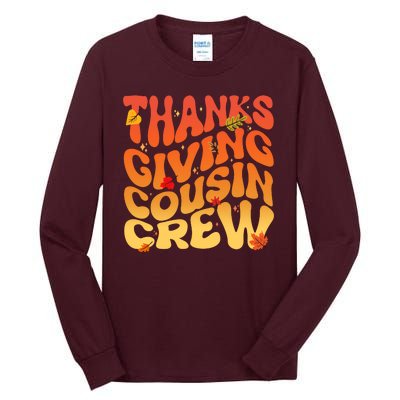 Retro Vintage Thanksgiving Cousin Crew Tall Long Sleeve T-Shirt