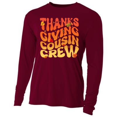 Retro Vintage Thanksgiving Cousin Crew Cooling Performance Long Sleeve Crew