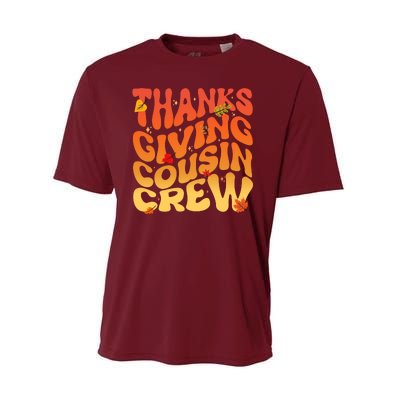 Retro Vintage Thanksgiving Cousin Crew Performance Sprint T-Shirt