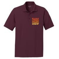 Retro Vintage Thanksgiving Cousin Crew PosiCharge RacerMesh Polo