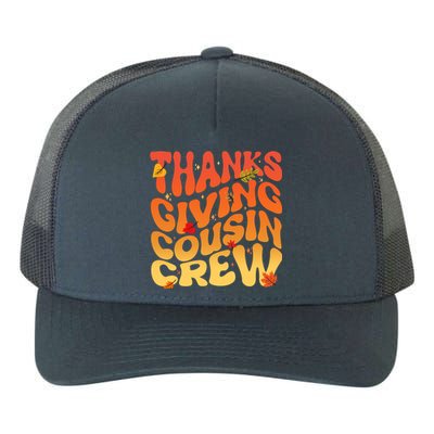 Retro Vintage Thanksgiving Cousin Crew Yupoong Adult 5-Panel Trucker Hat