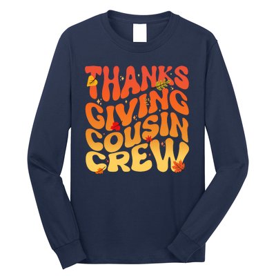 Retro Vintage Thanksgiving Cousin Crew Long Sleeve Shirt