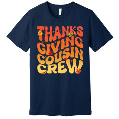 Retro Vintage Thanksgiving Cousin Crew Premium T-Shirt