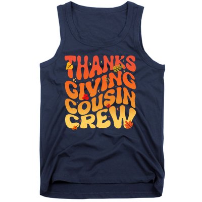 Retro Vintage Thanksgiving Cousin Crew Tank Top