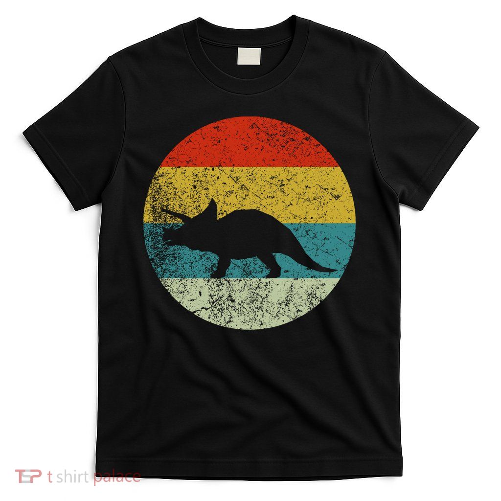 Retro Vintage Triceratops T-Shirt