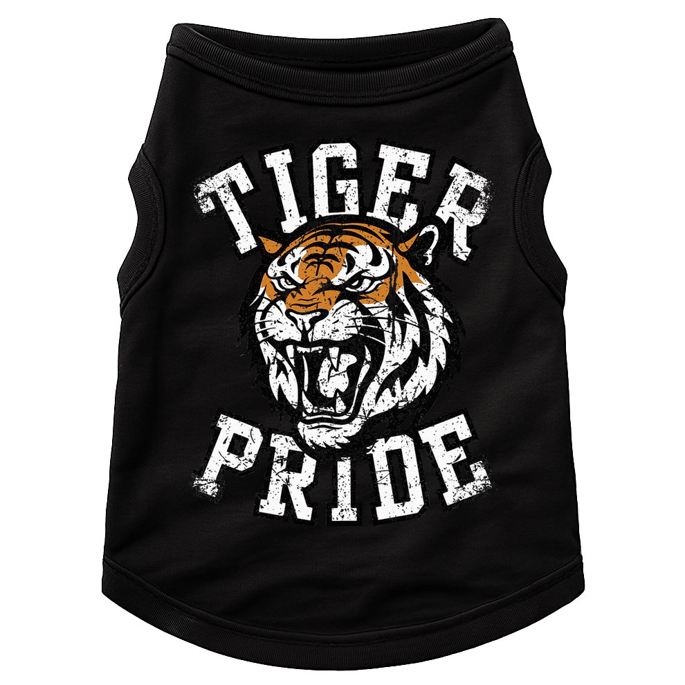 Retro Vintage Tiger Pride Tiger Mascot School Sports Team Doggie Tank
