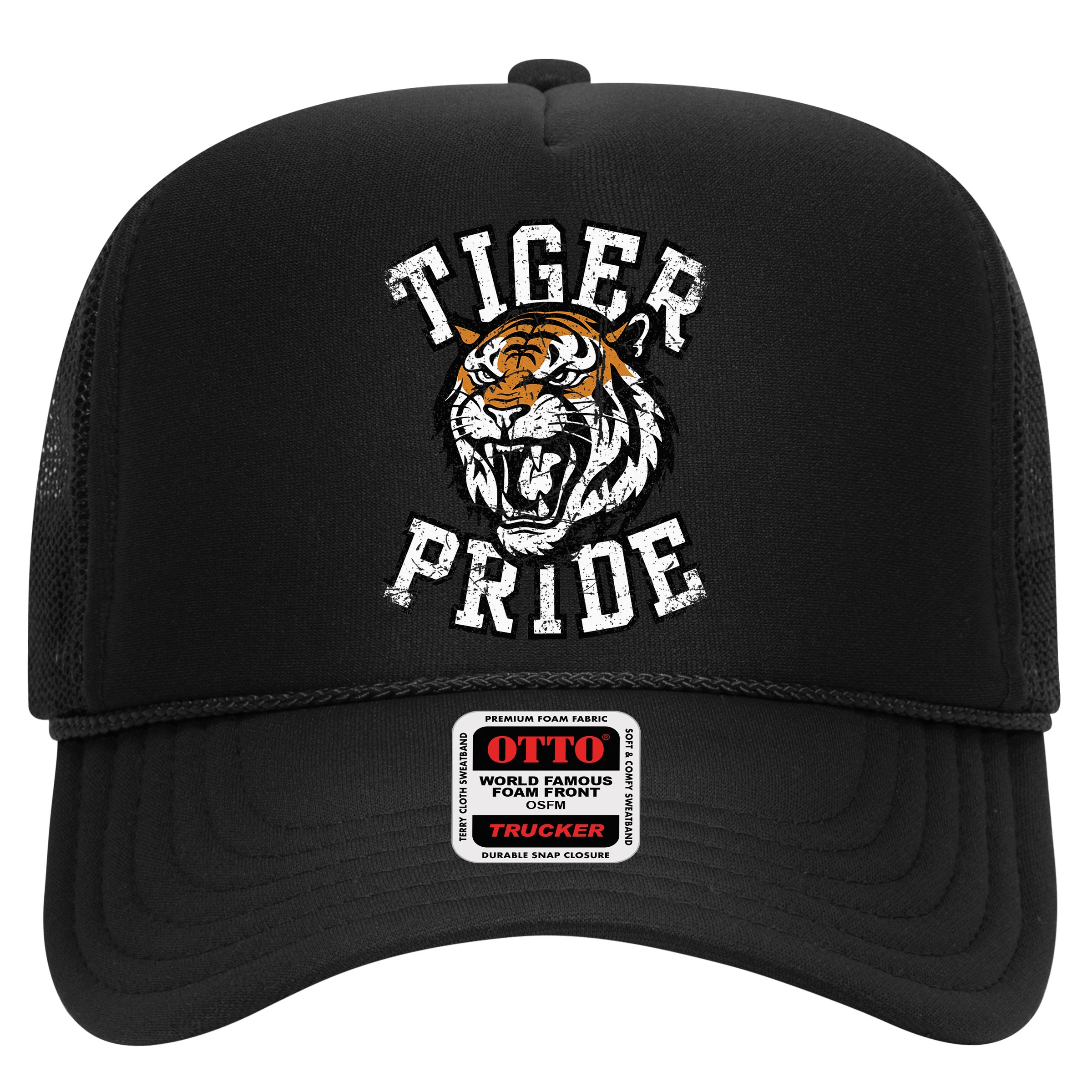 Retro Vintage Tiger Pride Tiger Mascot School Sports Team Hat