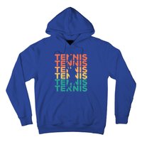 Retro Vintage Tennis Gift For Tennis Players Cute Gift Hoodie