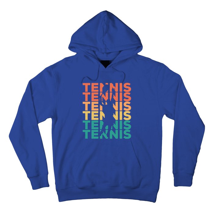 Retro Vintage Tennis Gift For Tennis Players Cute Gift Hoodie