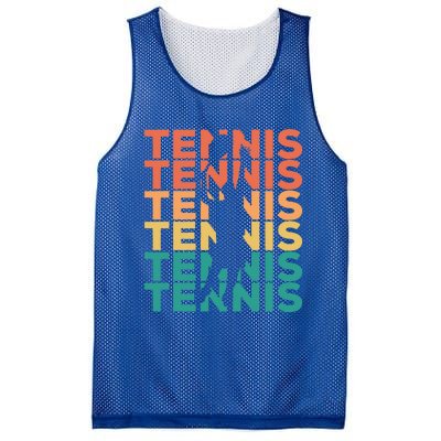 Retro Vintage Tennis Gift For Tennis Players Cute Gift Mesh Reversible Basketball Jersey Tank