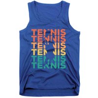 Retro Vintage Tennis Gift For Tennis Players Cute Gift Tank Top