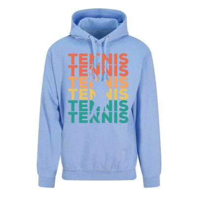 Retro Vintage Tennis Gift For Tennis Players Cute Gift Unisex Surf Hoodie