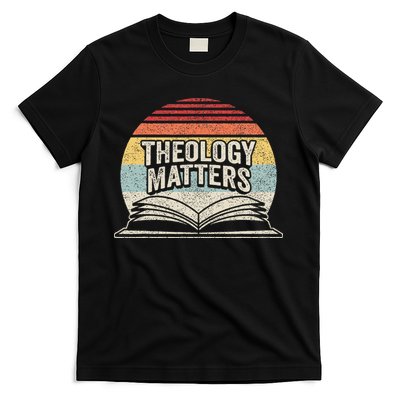 Retro Vintage Theology Matters Reformed Christian T-Shirt