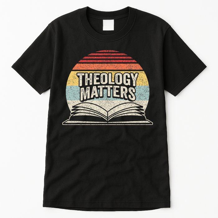 Retro Vintage Theology Matters Reformed Christian Tall T-Shirt
