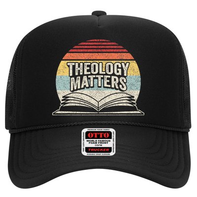 Retro Vintage Theology Matters Reformed Christian Trucker Hat