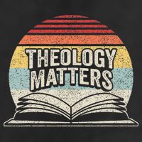 Retro Vintage Theology Matters Reformed Christian Golf Towel