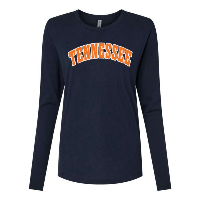 Retro Vintage Tennessee State Souvenir Gift Of Oklahoma Womens Cotton Relaxed Long Sleeve T-Shirt