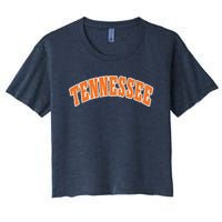 Retro Vintage Tennessee State Souvenir Gift Of Oklahoma Women's Crop Top Tee