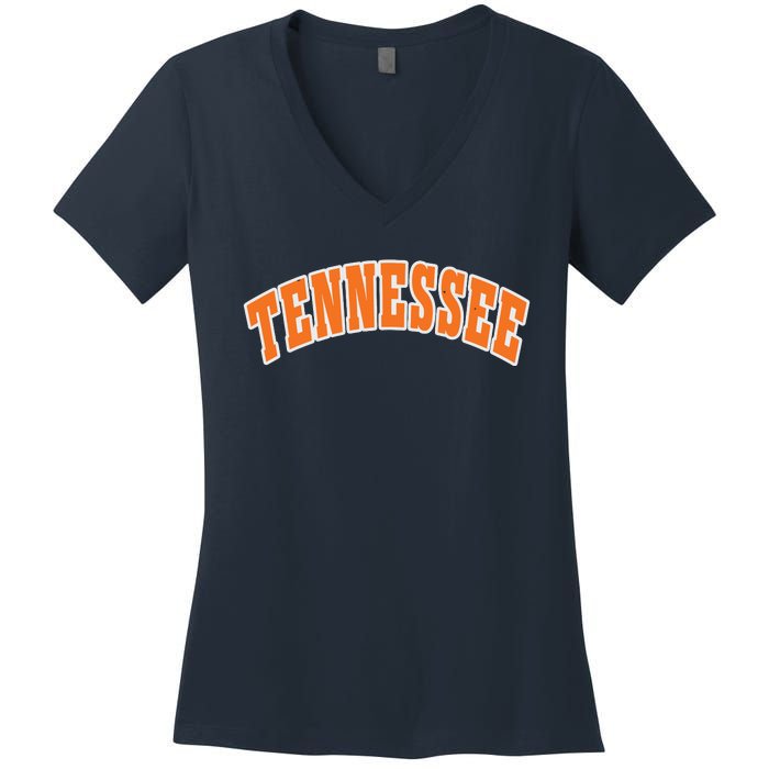 Retro Vintage Tennessee State Souvenir Gift Of Oklahoma Women's V-Neck T-Shirt