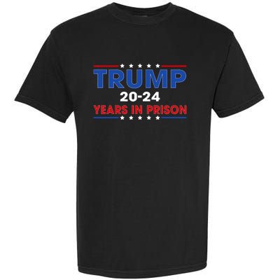 Retro Vintage Trump 2024 Years In Prison Funny Anti Trump Garment-Dyed Heavyweight T-Shirt