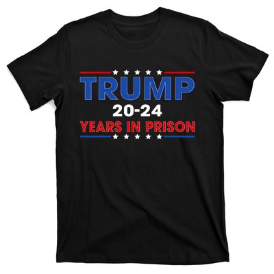 Retro Vintage Trump 2024 Years In Prison Funny Anti Trump T-Shirt