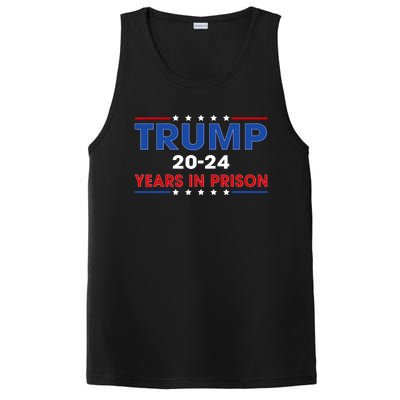 Retro Vintage Trump 2024 Years In Prison Funny Anti Trump PosiCharge Competitor Tank