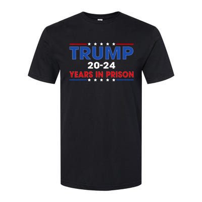 Retro Vintage Trump 2024 Years In Prison Funny Anti Trump Softstyle CVC T-Shirt