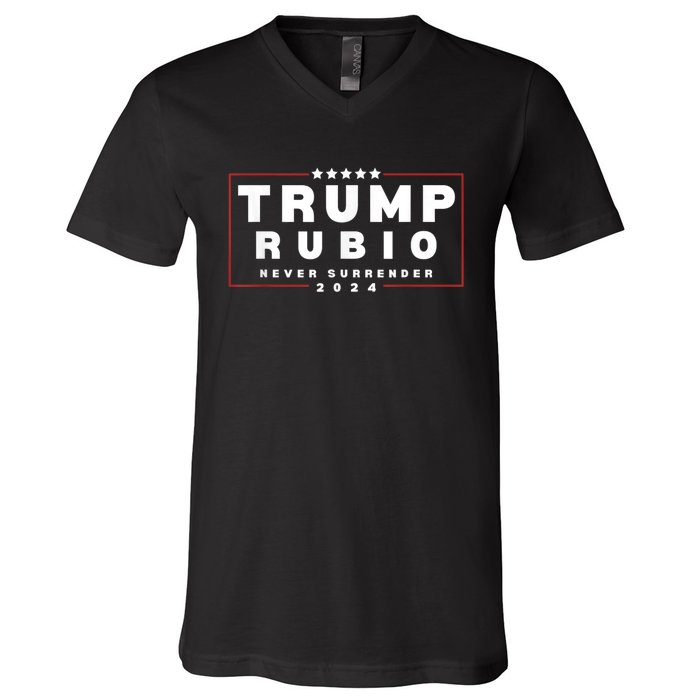 Rubio Vp Trump Vice President Rubio Trump 2024 V-Neck T-Shirt