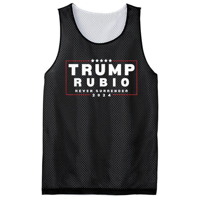 Rubio Vp Trump Vice President Rubio Trump 2024 Mesh Reversible Basketball Jersey Tank