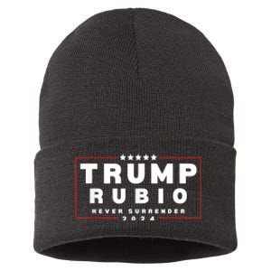 Rubio Vp Trump Vice President Rubio Trump 2024 Sustainable Knit Beanie