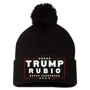 Rubio Vp Trump Vice President Rubio Trump 2024 Pom Pom 12in Knit Beanie