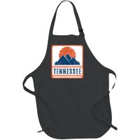 Retro Vintage Tennessee USA Mountain Gift For Men Full-Length Apron With Pockets