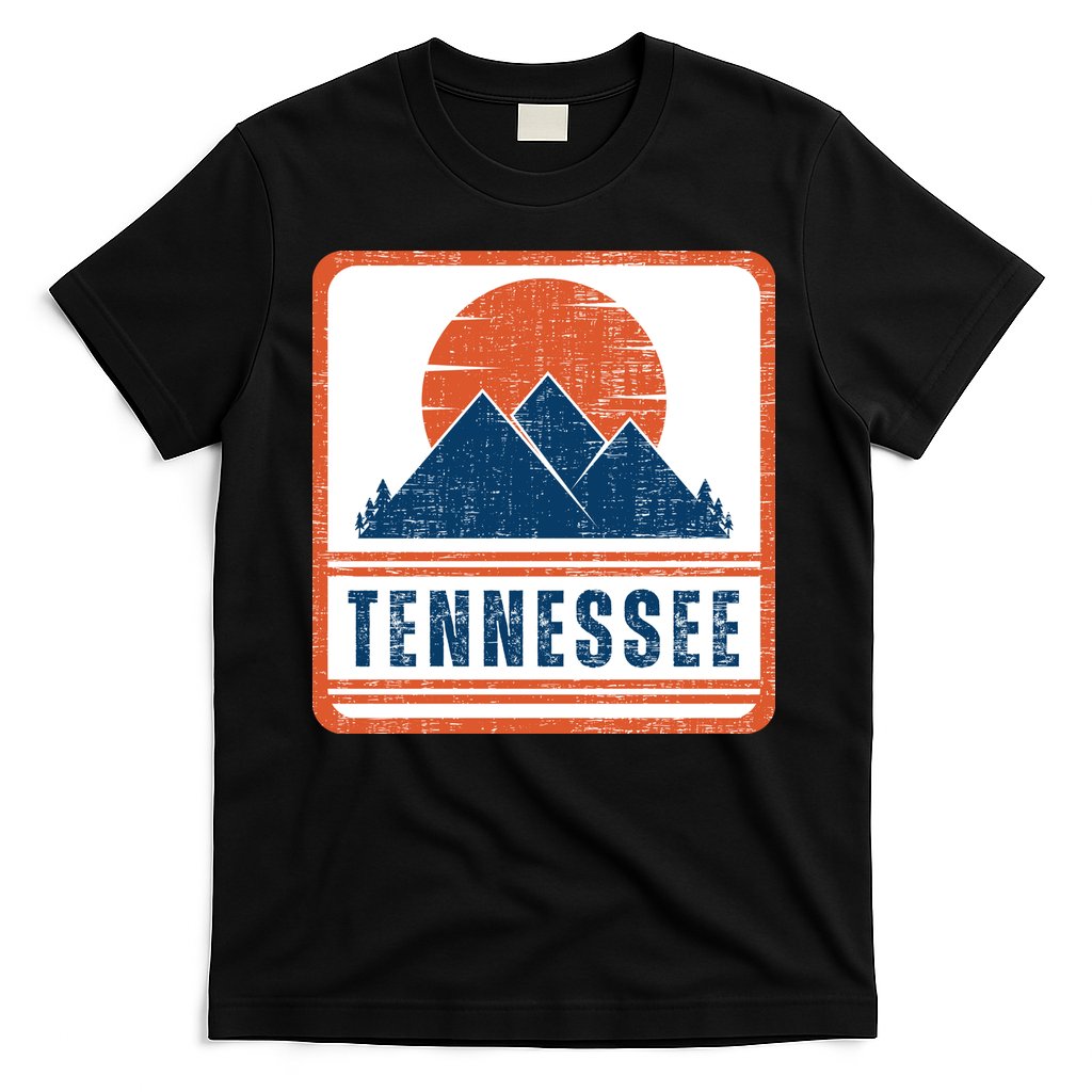 Retro Vintage Tennessee USA Mountain Gift For Men T-Shirt