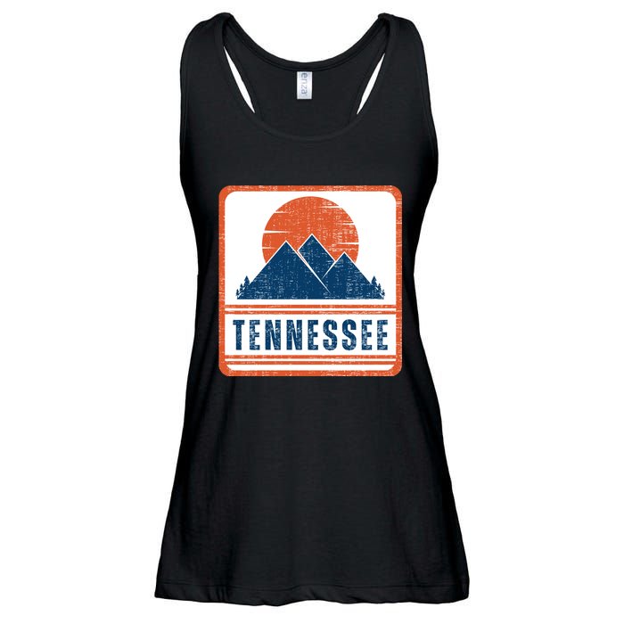 Retro Vintage Tennessee USA Mountain Gift For Men Ladies Essential Flowy Tank