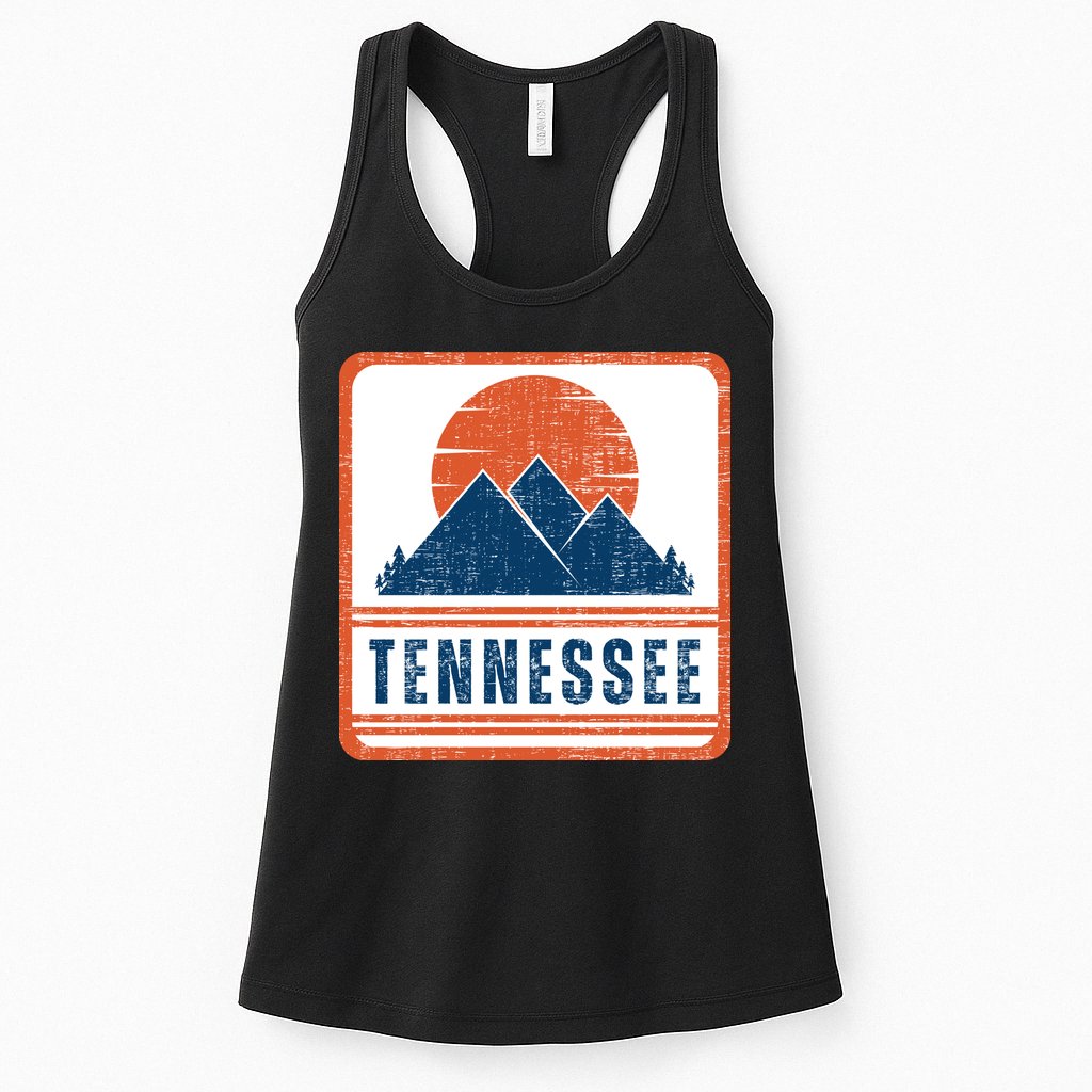 Retro Vintage Tennessee USA Mountain Gift For Men Womens Tank Top