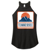 Retro Vintage Tennessee USA Mountain Gift For Men Women's Perfect Tri Rocker Tank