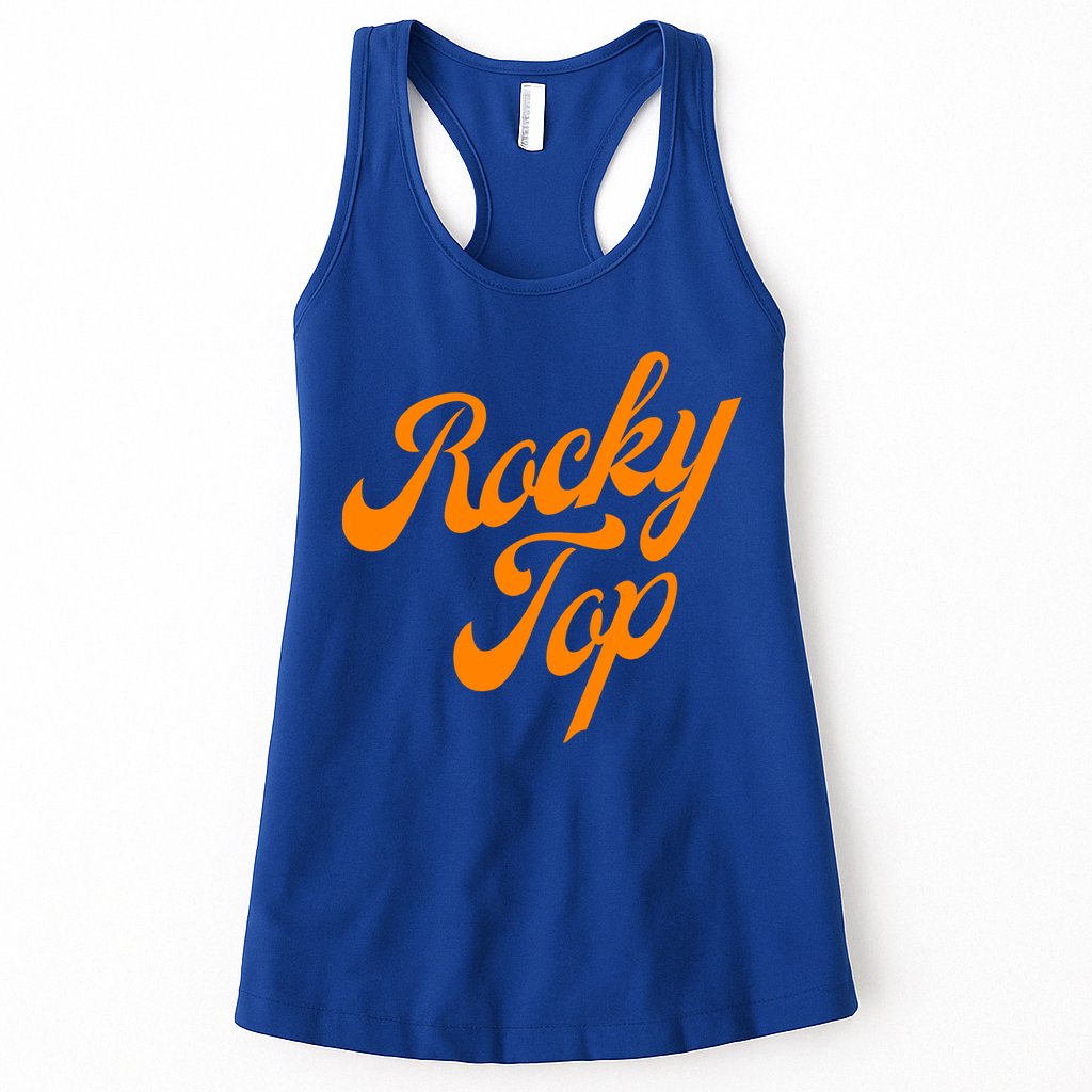 Retro Vintage Tennessee Orange Womens Tank Top