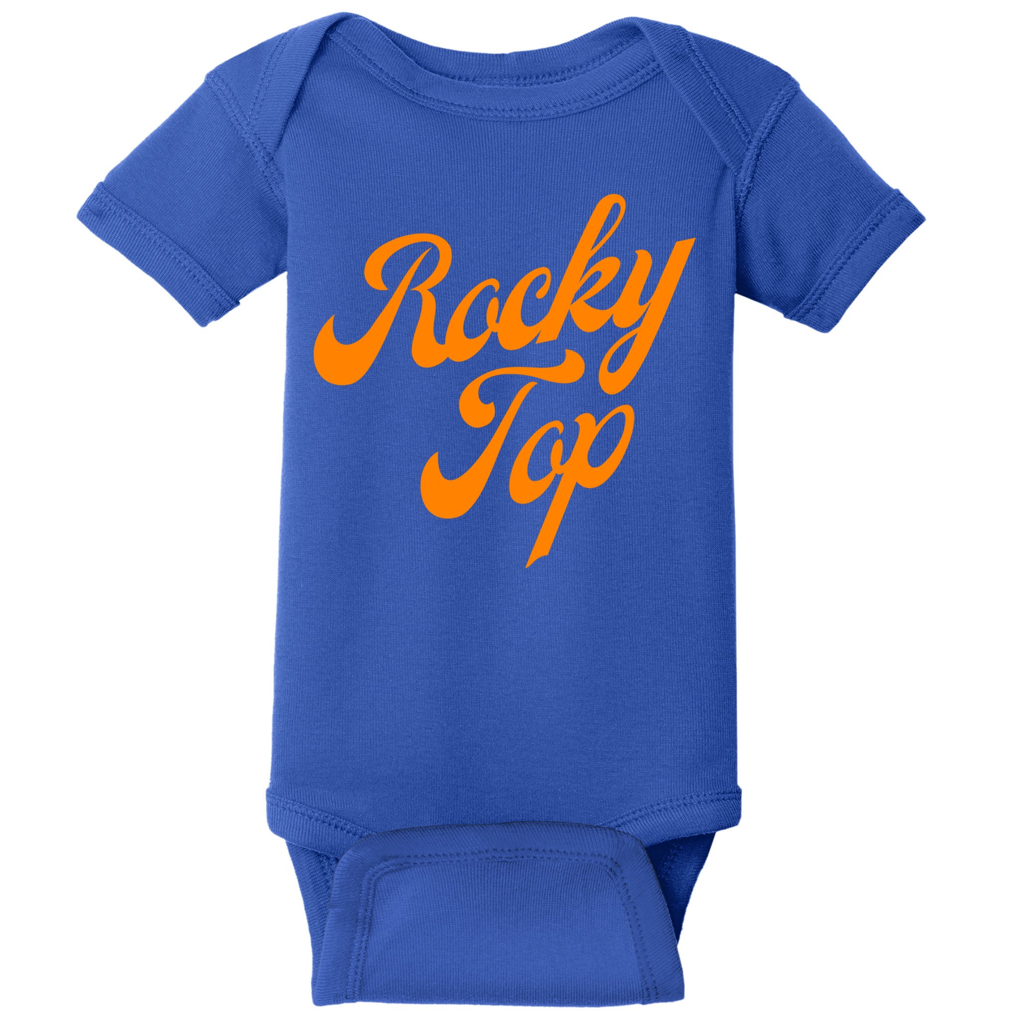 Retro Vintage Tennessee Orange Baby Bodysuit
