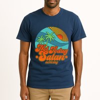 Retro Vintage Tropical Not Today Satan Not Today Tall T-Shirt