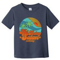 Retro Vintage Tropical Not Today Satan Not Today Toddler T-Shirt