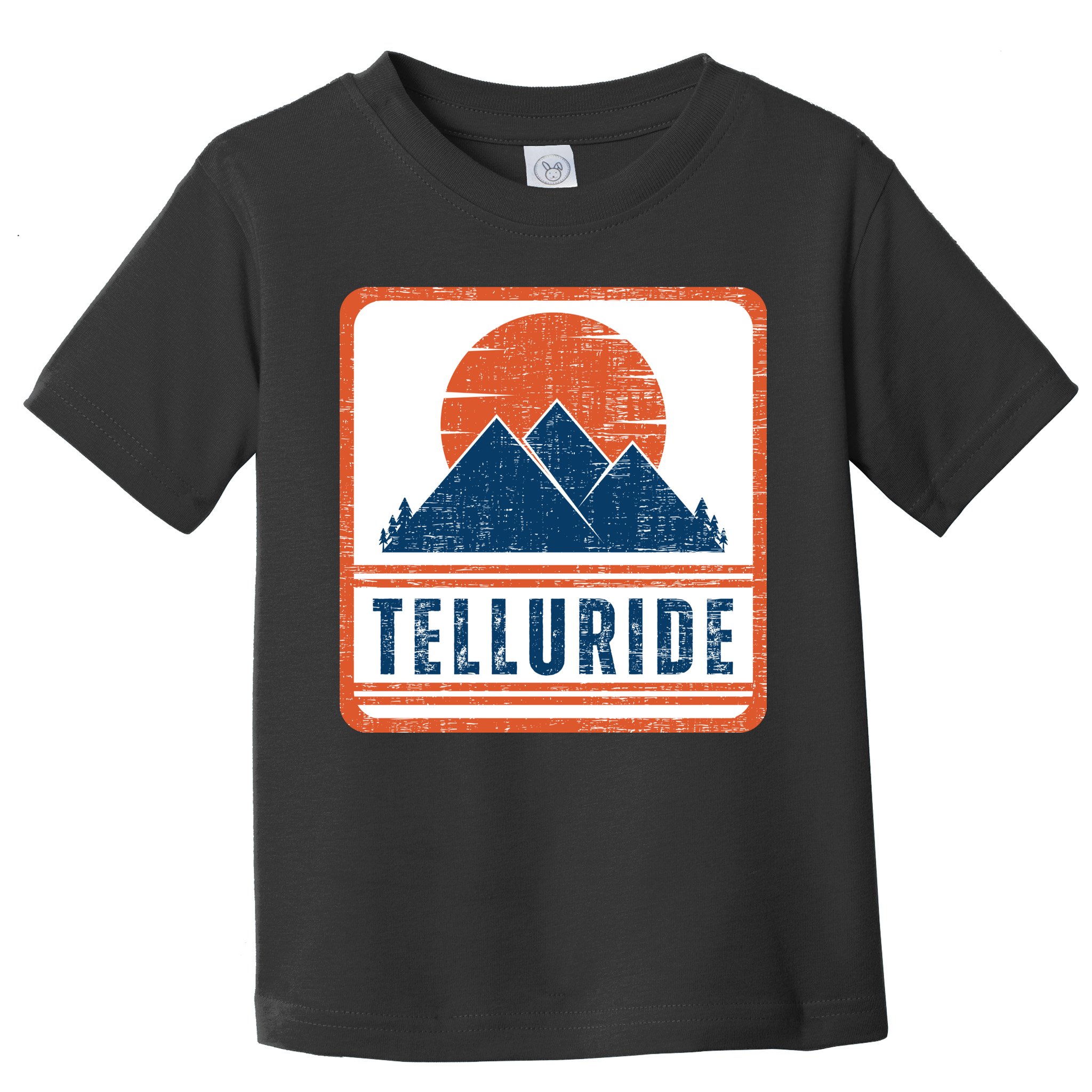 Retro Vintage Telluride Colorado USA Mountain Gift For Men Toddler T-Shirt