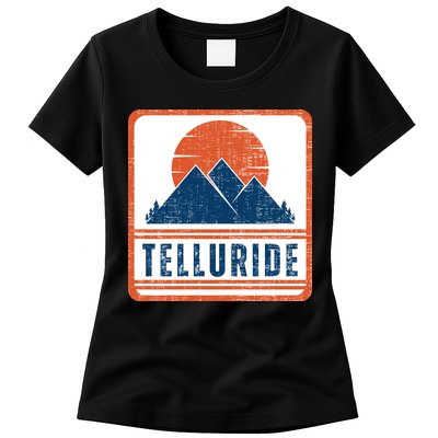 Retro Vintage Telluride Colorado USA Mountain Gift For Men Womens T-Shirt