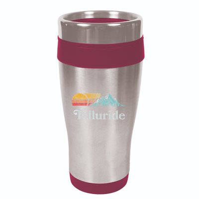 Retro Vibe Telluride Colorado Vintage Style Sun 16oz Travel Tumbler