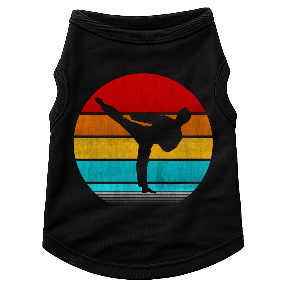 Retro Vintage Taekwondo Doggie Tank