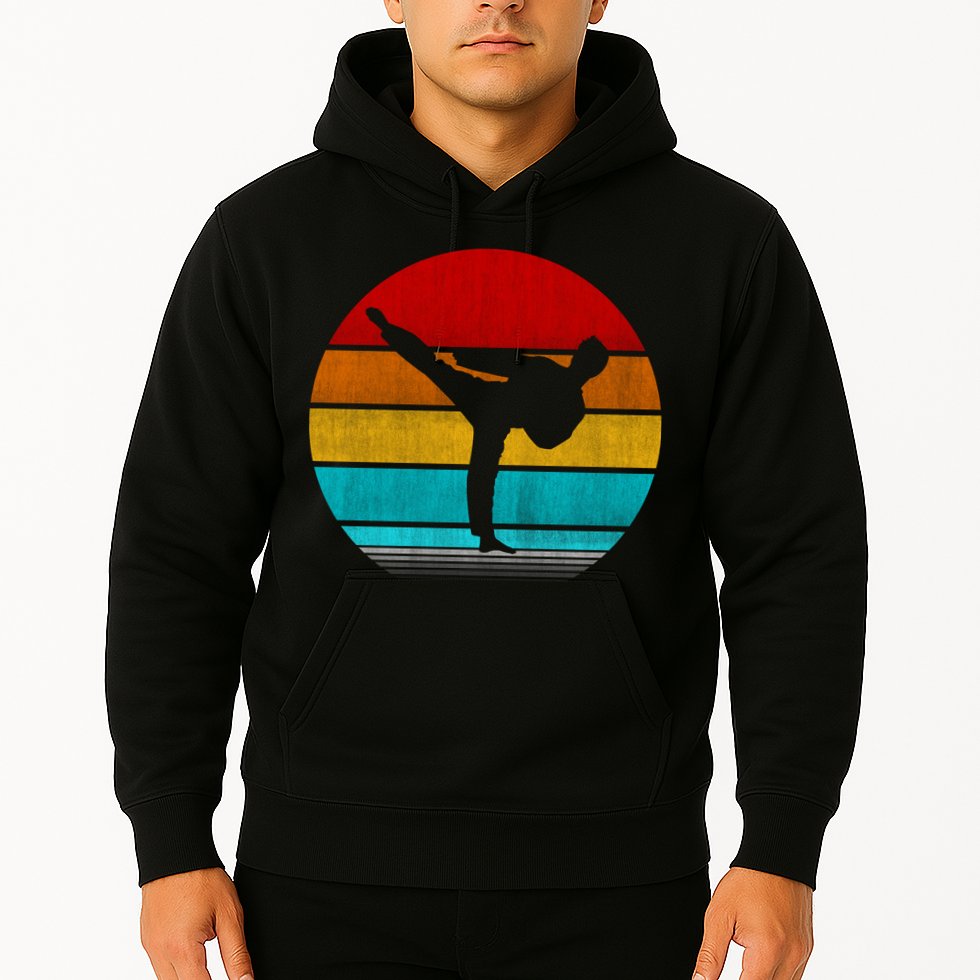 Retro Vintage Taekwondo Hoodie