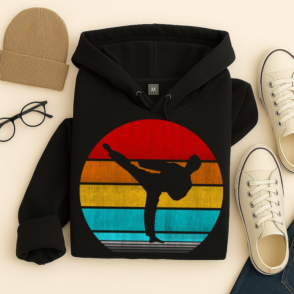 Retro Vintage Taekwondo Hoodie
